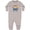 AC-Heather Grey, variant on Inktastic Monkey Girl 1st Hanukkah Baby Fleece Romper