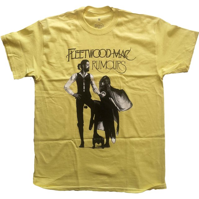 Fleetwood Mac - Camiseta Rumours de Algodón para Adultos Unisex (Amarillo)