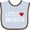 Blue and Chocolate, variant on Inktastic Little Heartbreaker with Arrow Boys or Girls Baby Bib