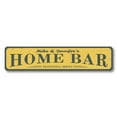 thumbnail image 2 of Tradtional Brew Home Bar Novelty Sign, Metal Wall Decor - 4x18 inches, 2 of 4