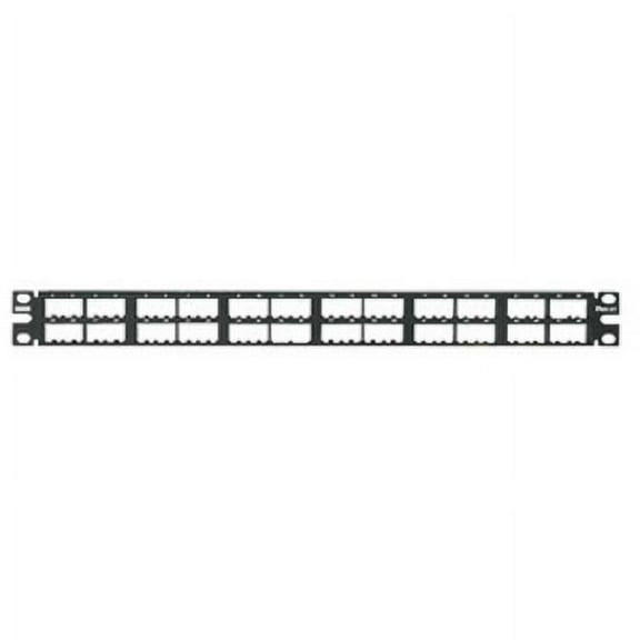 Panduit Mini-com High Density Modular Patch Panel Black 1u 19"/23" 48 Ports