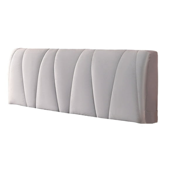 Maytalsory Durable Stretch Headboard Covers Long-lasting for Protection For Bed Comfortable Bed Headboard Covers silver grey