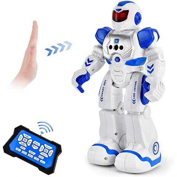 COWIN Remote Control Robot Singing Dancing Programmable with Infrared Gesture Age 3 -8 child Blue