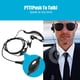 thumbnail image 1 of Auriculares Walkie Talkie ANGGREK con Micrófono PTT Gancho Para La Oreja Clip Negro Cabeza K, 1 of 8