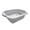 Grey, variant on sunsanly Large Collapsible Cutting Board Grill Caddy Tub 2-in-1 Kitchen Prep Station with Colander Lid Space-Saving Veggie Washing Basket for BBQ Picnic