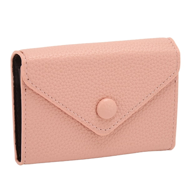 Titular De La Tarjeta De Crédito Estuche Para Mujer Cartera De Cuero Suave De PU RFID