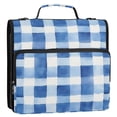 thumbnail image 5 of FORMRS Zipper Binder with Shoulder Strap 2-inch Ring 500 Sheet Capacity File Bag, Blue Plain, 5 of 5
