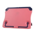 thumbnail image 4 of FRCOLOR Pink Foldable Music Sheet Stand with NonSlip Feet for Guitar Violin Saxophone Portable Plastic, 4 of 8