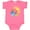 Hot Pink, variant on Inktastic Breast Cancer Awareness Ribbon Art Girls Baby Bodysuit