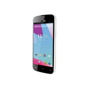 BLU Neo 4.5 - 3G smartphone - dual-SIM - RAM 512 MB / Internal Memory 4 GB - microSD slot - LCD display - 4.5" - 480 x 854 pixels - rear camera 3.2 MP - front camera 0.3 MP - black & white