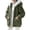 Army Green, variant on Plus Size Winter Jackets for Women Hooded Double Sided Fleece Zip Up Jacket Coat, Orange S-5XL