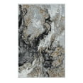thumbnail image 5 of Luxe Weavers Marble Swirl Collection Smoke Abstract Area Rug 2x3, 5 of 8