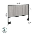 thumbnail image 5 of Atria Full/Queen Size Headboard in Platinum Gray - Engineered Wood, 5 of 6