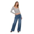 thumbnail image 2 of Forever 21 Women's Grey Cozy Chic Relaxed Sweater, V-Neck Wrap Design for Cozy Fall Layering, XS, 2 of 6