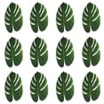 thumbnail image 2 of Gwong Decoración hogareña 12 unids artificial tropical monstera de hojas de la fiesta de la fiesta de la boda Decoración Gwong 98911, 2 of 6