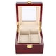 thumbnail image 3 of 2 rejillas de madera para reloj, vitrina de pulsera, caja de almacenamiento de regalo, organizador, 3 of 14