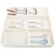thumbnail image 4 of Soporte Para Utensilios Para Cajones, Bandeja Para Cubiertos, PP De Grado Alimenticio Para Baño De Cocina YLSHRF Blanco, 4 of 8