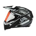 thumbnail image 4 of Casco de motocicleta con ventilación, casco de bicicleta de montaña para adultos, mujeres y hombres Negro Plata XL, 4 of 8