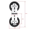 thumbnail image 3 of 360° Rotation Dual Pulleys For Cable Machines Bearing Pull Down Attachment, 3 of 7
