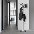 thumbnail image 3 of Costway 67" Metal Coat Hat Jacket Stand Tree Umbrella Holder Hanger Rack W/ Marble Base, 3 of 10