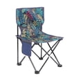 thumbnail image 3 of Silla plegable para acampar, asiento para exteriores, bolsillo lateral, silla de playa portátil resistente, silla de Camping portátil para viajes de, 3 of 8