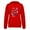 Red, variant on Women Hooded Long Sleeve Butterfly Print Hooded Pocket Casual Sweatshirt Top Plus Size $10