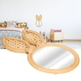 thumbnail image 3 of Decorative Mirror, Convenient To Use Hanging Wall Mirror Exquisite Workmanship Wall Mounted Design  For Room Decoration For Home Improvement For Gift, 3 of 8