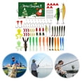 thumbnail image 4 of Calendario Adviento Navidad Cuenta Regresiva Con Señuelos Pesca 82 Piezas Cucharas Blandos Minnow Regalo para Padre Abuelo, 4 of 9