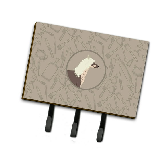 Chinese Crested in The Kitchen Leash Or Key Holder