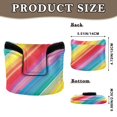 thumbnail image 2 of Haosy Rainbow Lines Golf Mallet Putter Cover Strong Magnetic Leather Golf Club Headcover Closure, 2 of 7
