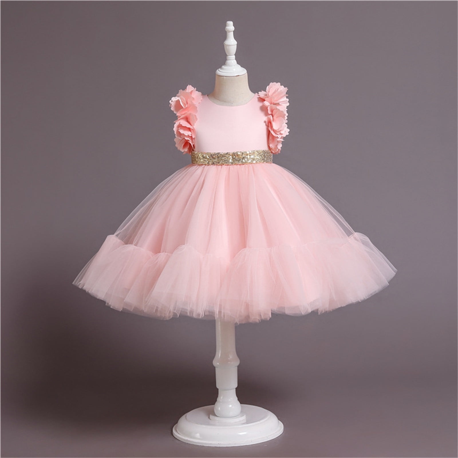 Girls Formal Dresses Pink Girls Dresses Girl Princess Dress Girl Dresses  Size 6-7 Years Summer Clothes - Walmart.ca