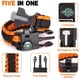 thumbnail image 4 of Kit de pulsera, juego de 3 para supervivencia al aire libre, kit de equipo de supervivencia de 9 pulgadas con brújula incorporada, iniciador de fuego, cuchillo de emergencia y silbato. Rojo Verde, 4 of 5