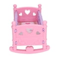 thumbnail image 3 of Mini Muñeca Cuna Juguete, Pequeño Bricolaje 1:12 Cuna De Casa De Muñecas A Escala Para Dormitorio Para Niños, 3 of 7