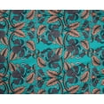 thumbnail image 4 of oneOone Polyester Lycra Fabric Leaves & Floral Block Fabric Prints By Yard 56 Inch Wide, 4 of 4