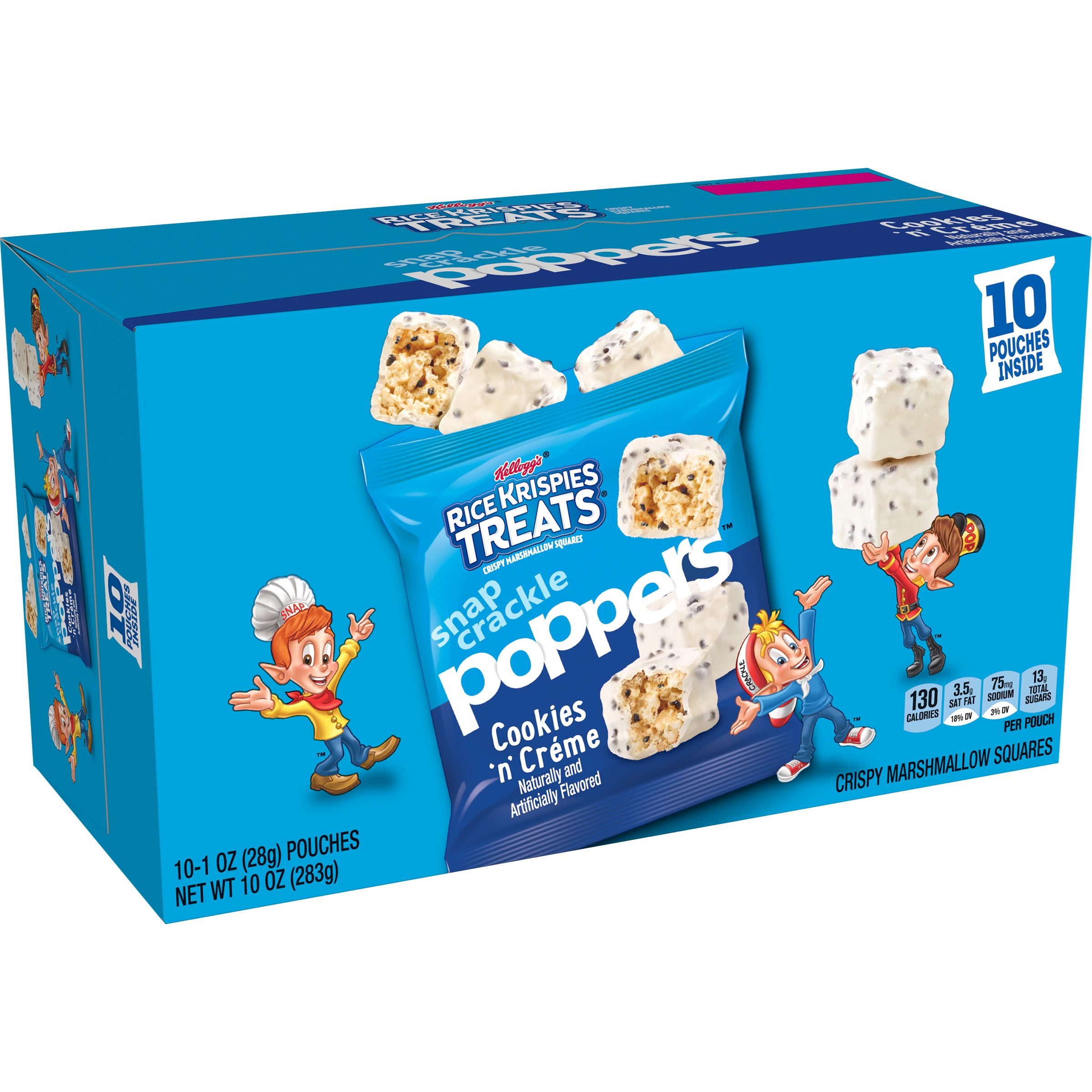 Kellogg's Rice Krispies Treats Poppers Cookies And Cream 10 oz 10 ct