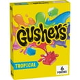 thumbnail image 3 of (3 pack) Gushers Fruit Flavored Snacks, Tropical Fruit Flavor, 6 Pouches, 4.8 oz, 3 of 16