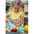 thumbnail image 4 of Tovla Jr. Kids Kitchen Knife and Foldable Cutting Board Set: Children's Cooking Knives in 3 Sizes & Colors - Firm Grip, Serrated Edges, BPA-Free Kids' Knives/Safe Lettuce and Salad Knives - Blue, 4 of 6
