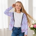 thumbnail image 4 of chaqlin Axolotl Hoodies for Girls 6-7 Trendy Y2K Full Zip Sweatshirts Long Sleeve Hooded Jacket Kids Sweater Top with Pocket Fall Winter Clothes, 4 of 7