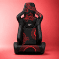 Ryujin Collection Red Dragon Reclinable Adjustable Racing Bucket Seat ...