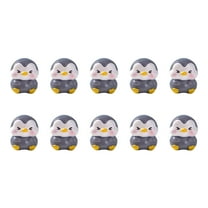CxhicLuv Miniature Penguin Figurines, Cute Resin Penguin Decorations for Christmas Tree, DIY Garden & Party Decor, Small Penguin Models for Home & Office, Creative Holiday Gift Accessories