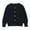Dark Blue, variant on Bobifish Little Girls Black Crew Neck Cardigan Sweater Metallic Button Detail Cardigan Long Sleeve Knitted Stylish Kids School Daily Wear Outerwear