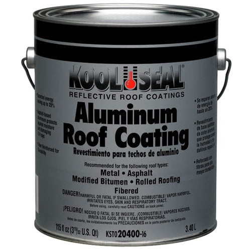 Kool Seal Aluminum Roof Coating, 3.4 L