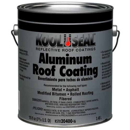 Kool Seal Aluminum Roof Coating, 3.4 L