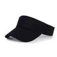 thumbnail image 2 of Unisex Running Sports Sun Visor Hat Solid Open Top Cap for Outdoor Activities and Daily Casual Wear Black One Size, 2 of 9