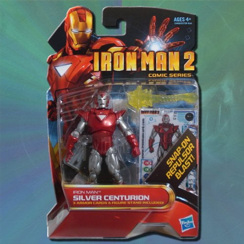 iron man silver centurion action figure