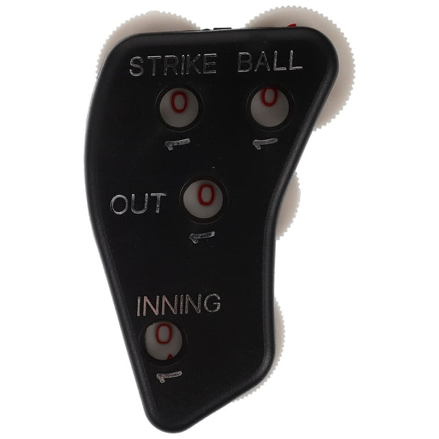 HLONK Équipement d'Arbitre de Baseball Équipement Extérieur Cliqueur Compteur Réutilisable Numérique Plastique 2 Pcs
