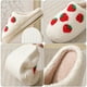 thumbnail image 3 of Pantufla Zapatillas térmicas planas de fresa antideslizantes para mujer, suministros para el hogar bonitos de dibujos animados Likrtyny Tenis De Mujer Tenis De Hombre, 3 of 8