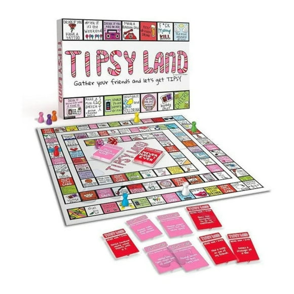 KUOZHUOW Board Game Fun Drinking Game For Friends In Board Games Tasks And Challenges Can Be Various Such As Singing Dancing Making Gestures Answering Questions Etc. Aft