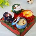 thumbnail image 4 of coffee table tray decor woodwick candles candles for women vanilla Scented Candles Gift Set Christmas Women 4 Pieces Natural Soy Wax For Stress Relief Body Relaxatio, 4 of 6