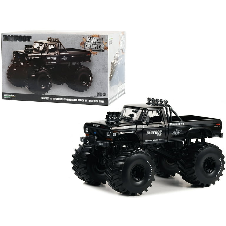 Diecast 1974 Ford F-250 Monster Truck with 66-Inch Tires Diecast 1974 Ford F-250 Monster Truck with 66-Inch Tires